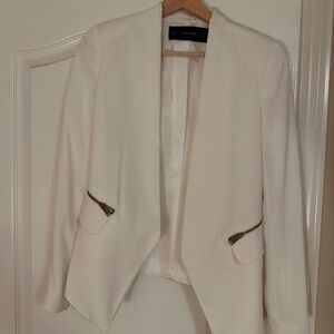 Zara White Blazer